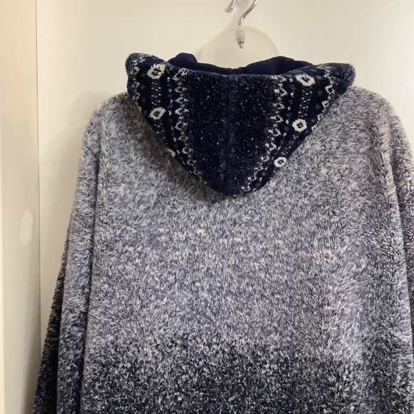 Marshlands Vintage Canada Soft Long hooded Fleece Jacket XL/xxl - Picture 7 of 10